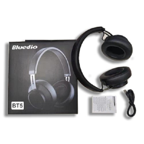 Bluedio Bt5 Wireless Headphone And Wired Stereo Bluetooth Over-ear Headset With Built-in Microphone