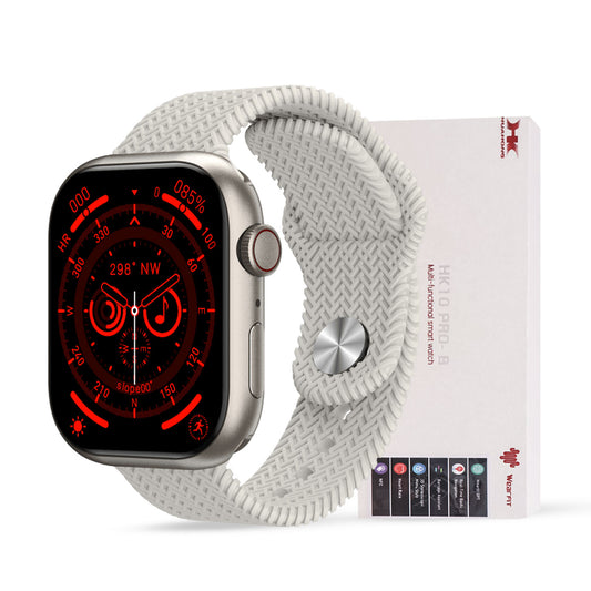 Hk10 Pro B 2.02 Amoled Display G-sensor Ai Features With Wearfit Pro App 2 Straps