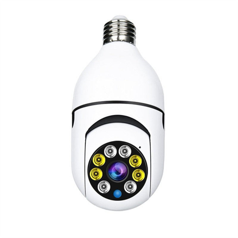 Speed-x Ca-e25 Bulb Camera 1080p Wifi 360 Degree Panoramic Night Vision Two-way Audio Motion Detection With V380pro App
