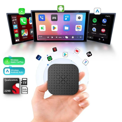 Carlinkit Wireless CarPlay Magic Box 2.0 – Android 11 AI Box, Netflix, YouTube, 2GB+16GB