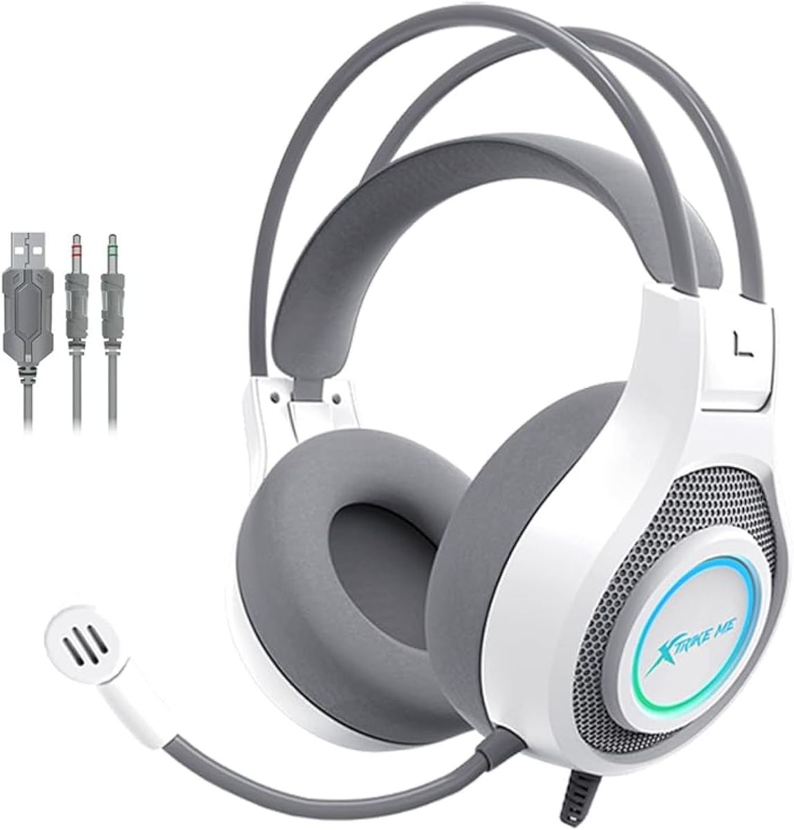 Xtrike Me Gh-515w Wired Rgb Gaming Headset With Static Lighting Effects