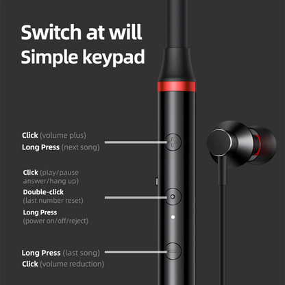 Lenovo He05x 2 Bluetooth 5.0 Earphones Hifi Magnetic Neckband Headset