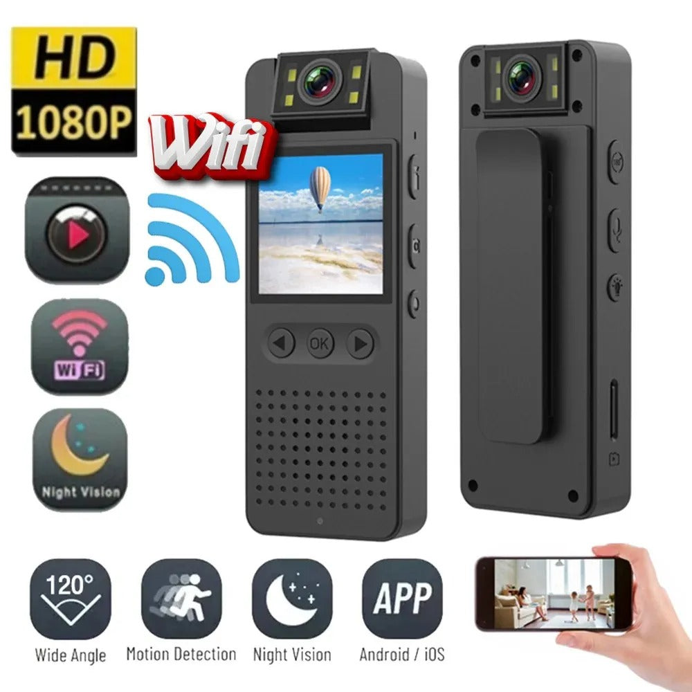 L12 Mini Body Camera Wifi Video Recorder 1080p Wearable Night Vision