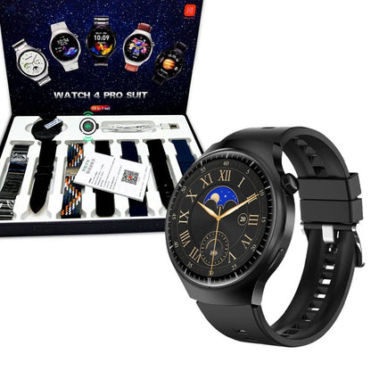 Watch 4 Pro Suit Smartwatch With 7 Straps High Definition Color Screen Healthy Monitoring Custom Dial With Hiwatchpro App