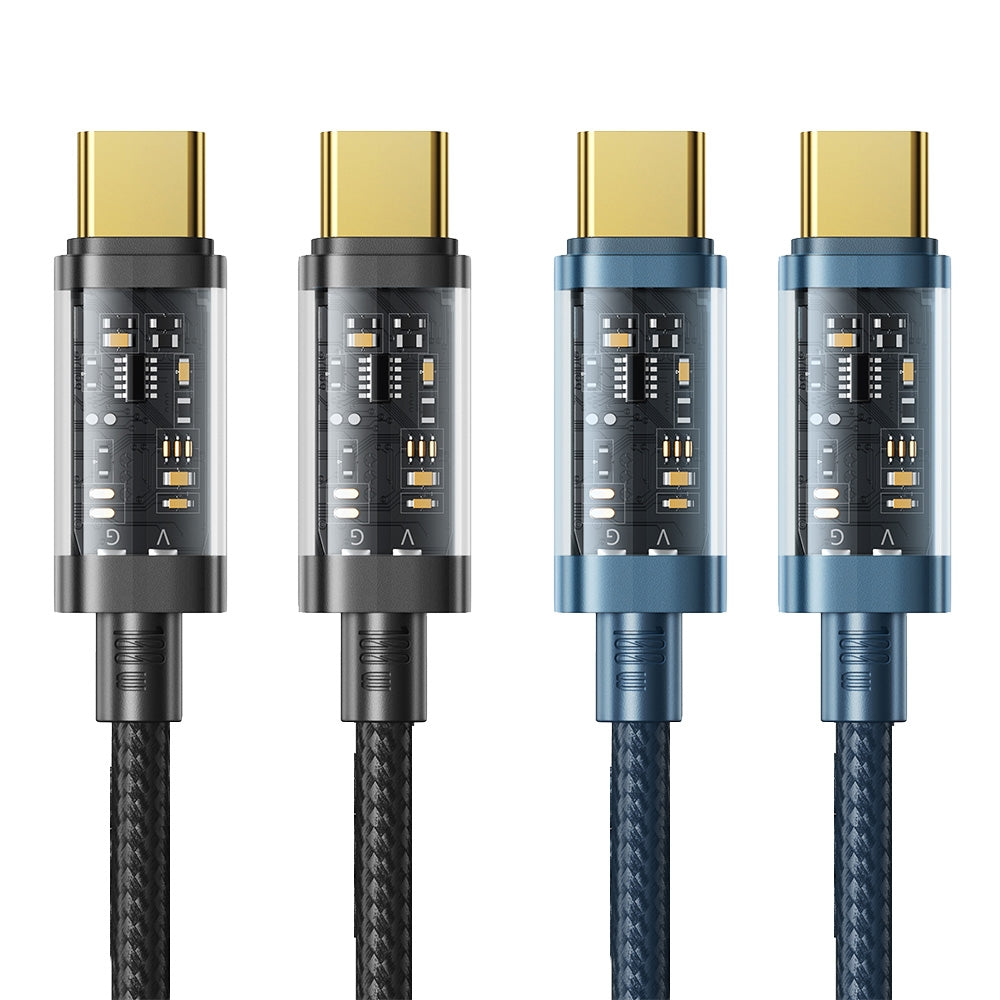 Joyroom S-cc100a12 Type-c To Tpye-c 100w Data Cable 1.2m Black