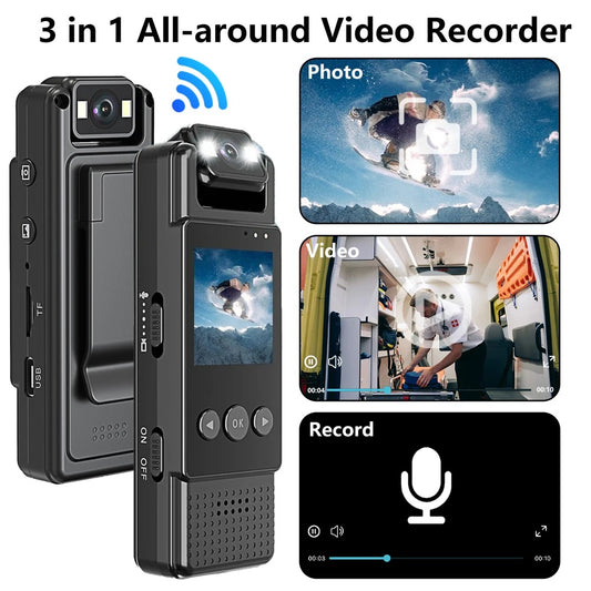 L12 Mini Body Camera Wifi Video Recorder 1080p Wearable Night Vision