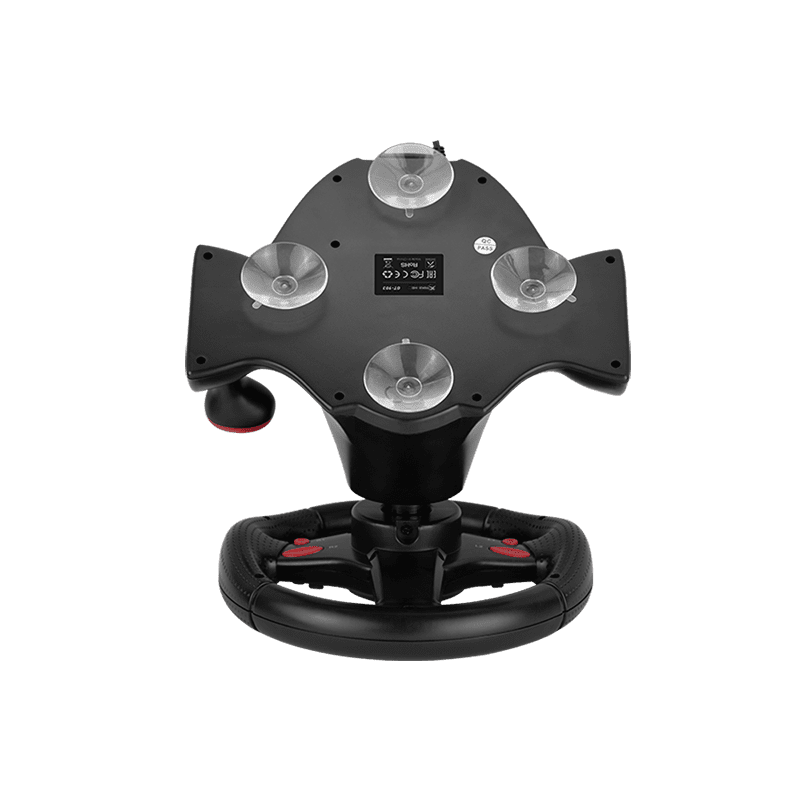 Xtrike Me Gp-903 Racing Wheel With Dual Vibration Motors Realistic Gaming Experience