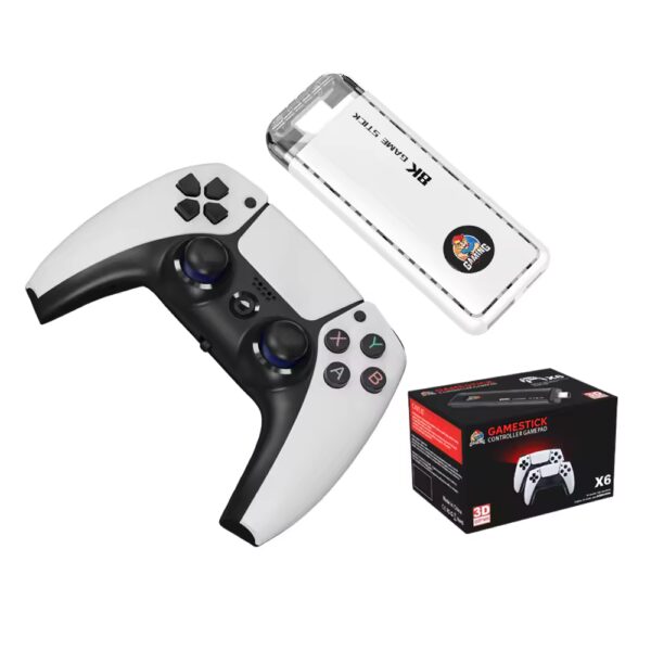 X6 Classic Video Game Stick 8k With 2 Wireless Controllers