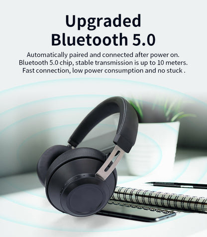 Bluedio Bt5 Wireless Headphone And Wired Stereo Bluetooth Over-ear Headset With Built-in Microphone