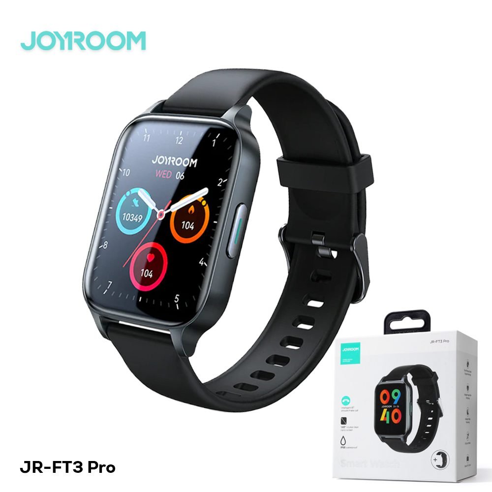 Joyroom-ft3 Pro Fit-life Series Smart Watch (answer/make Call)- With Smart-time Pro App Dark Gray