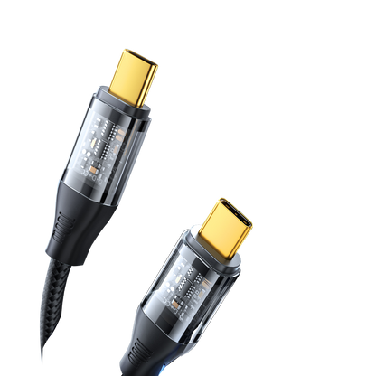 Joyroom S-cc100a12 Type-c To Tpye-c 100w Data Cable 1.2m Black