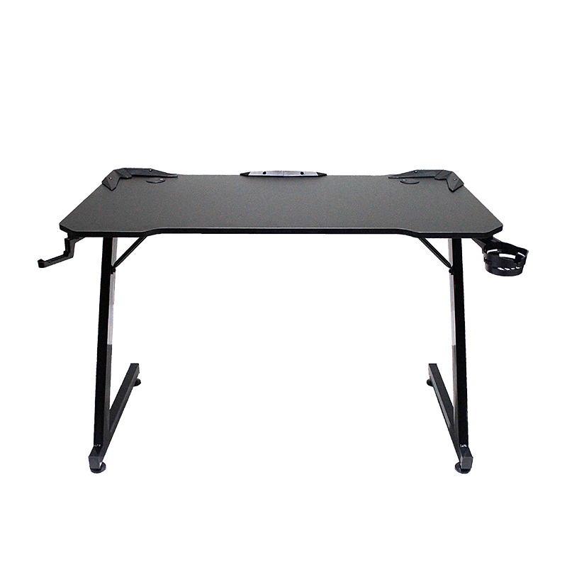 Xtrike Me Dk-02 Ergonomic Computer Desk With Headphone Hook And Cup Holder Z-shaped Legs Black
