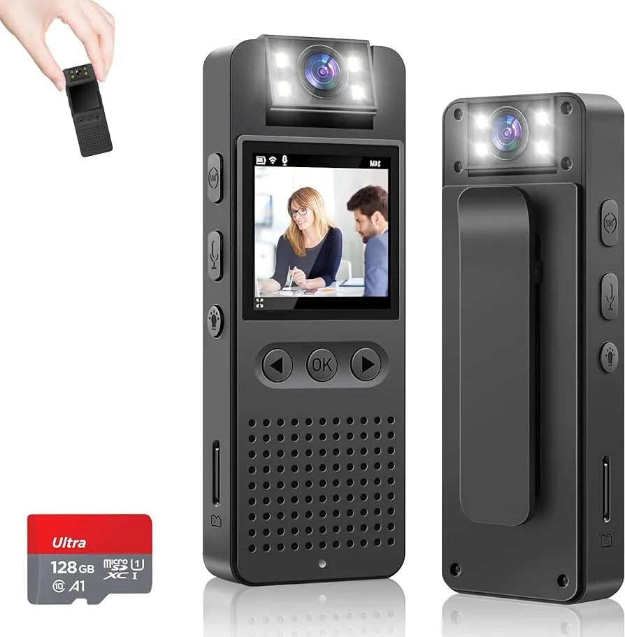 L12 Mini Body Camera Wifi Video Recorder 1080p Wearable Night Vision