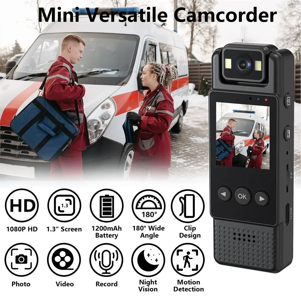 L12 Mini Body Camera Wifi Video Recorder 1080p Wearable Night Vision
