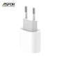ASPOR A801 New 20W EU PIN Fast Charging Quick Charge 3.0 WHITE