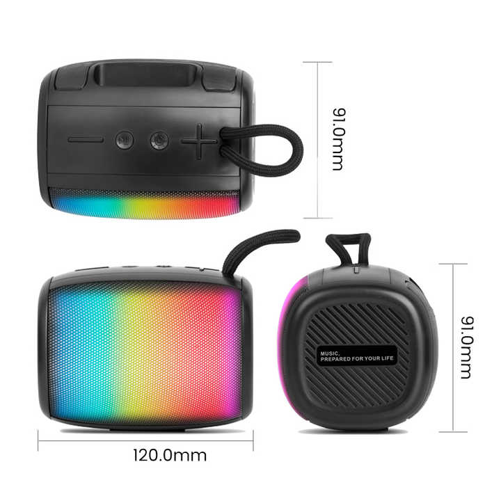 Kisonli S18 Rgb Colorful High Quality Portable Bluetooth Speaker