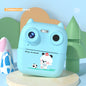 D8s Childrens Time Front/back Rear Hd Digital Thermal Print Camera 1080p 48mp Blue
