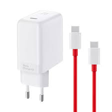 ONEPLUS 65W ORIGINAL SUPER FAST WARP CHARGE (US PIN) WITH TYPE C TO TYPE C CABLE