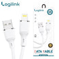 Logilink Usb To Lightning Silicone Fast Charging Data Cable 1m (1 Year Warranty) Black