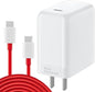 ONEPLUS 65W ORIGINAL SUPER FAST WARP CHARGE (US PIN) WITH TYPE C TO TYPE C CABLE