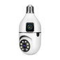 Speed-x Spe27-2 Dual Lens Bulb Camera 1080p Wifi Panoramic Night Vision Motion Detection With V380 Pro App
